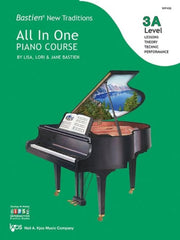 Kjos Piano Bastien New Trad. All In One, Lv 3A | Melodica Music Store Dubai