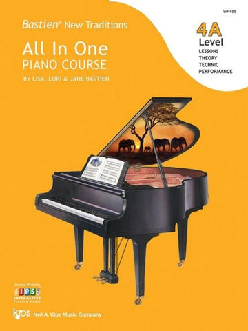 Kjos Piano Bastien New Trad. All In One, Lv 4A