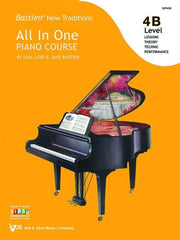 Kjos Piano Bastien New Trad. All In One, Lv 4B | Melodica Music Store Dubai