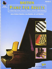 Kjos Piano Bastien Piano For Adults - Book 2 w/CD | Melodica Music Store Dubai