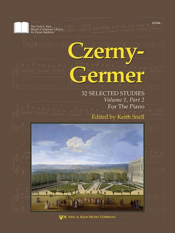 Kjos Piano Czerny-Grmr:32 Selected Studiest V1, P2