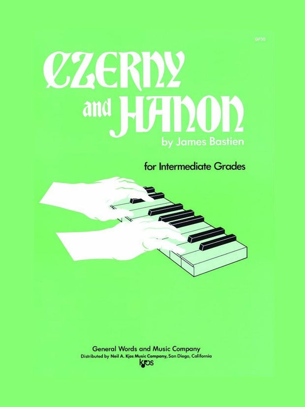 Kjos Piano Czerny And Hanon - Intermediate Grades