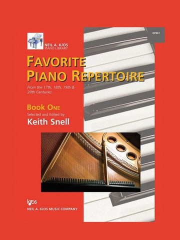 Kjos Piano Favorite Piano Repertoire, Book One