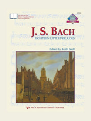 Kjos Piano Js Bach-Eighteen Little Preludes | Melodica Music Store Dubai