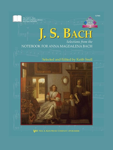 Kjos Piano Js Bach-Selections Notebook Anna M Bach