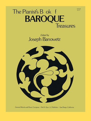 Kjos Piano Pianist'S Book Of Barouque Treasures