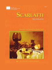 Kjos Piano Scarlatti Ten Sonatas | Melodica Music Store Dubai