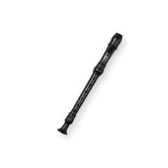 Kjos Recorder with Leather Bag KJ100 Black | Melodica Music Store Dubai
