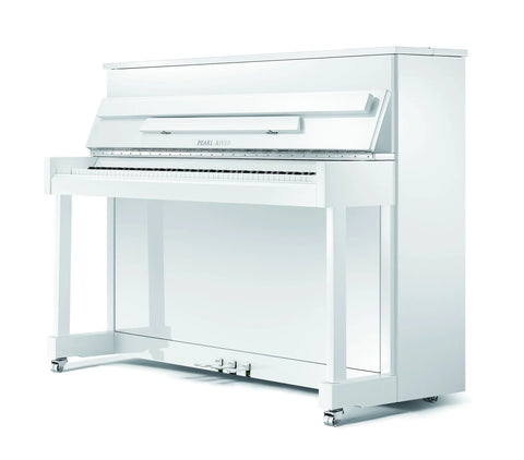 Pearl EU-110 River Upright Piano- White with Bench