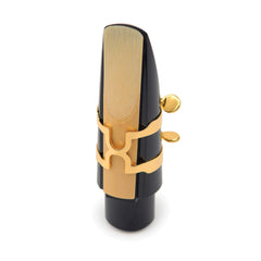 Rico H-Ligature and Cap for Alto Sax - Gold - HAS1G | Melodica Music Store Dubai
