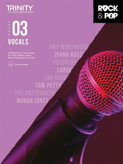 Trinity Rock & Pop Vocals Gr.3 - 2018 - Singing Books | Melodica Music Store Dubai
