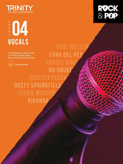 Trinity Rock & Pop Vocals Gr.4 - 2018 - Singing Books | Melodica Music Store Dubai