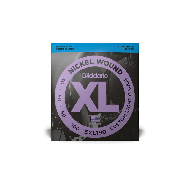 D'Addario Electric Base Strings EXL190 40-100