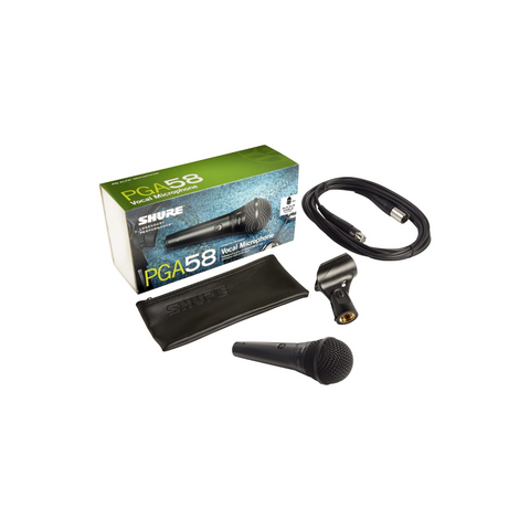 Shure Handheld Mic W Cable PGA58-XLR-E