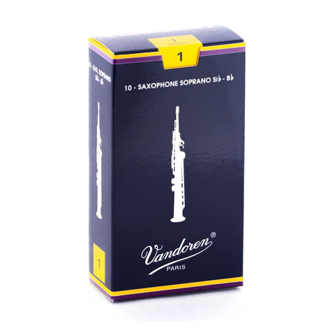 Vandoren traditional soprano saxophone reeds piece of one sr201