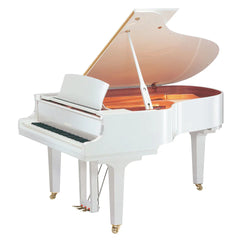 Yamaha C7 Grand Piano - White (Renewed) | Melodica Music Store Dubai