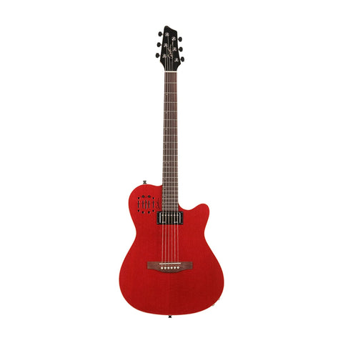 Godin Semi Acoustic Guitar A6 Ultra Trans HG Red 4/4