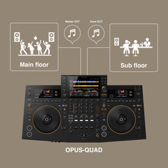 نظام دي جي احترافي متكامل من 4 قنوات من بايونير OPUS-QUAD (طلبات مسبقة فقط)