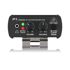 Behringer POWERPLAY P1 Personal In-Ear Monitor Amplifier - Preamplifier | Melodica Music Store Dubai