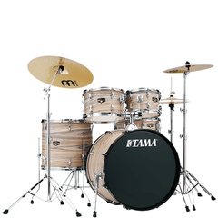 Tama Imperialstar IE52KH6W-NZW Drum Kit - Natural Zebrawood Wrap | Melodica Music Store Dubai