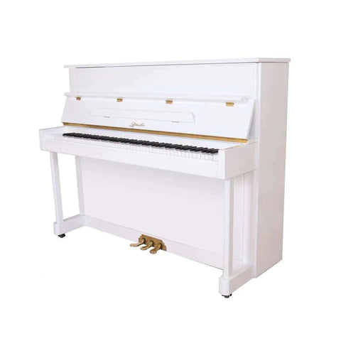  Buy Ritmuller Upright Piano RS-118 White with Bench Best Piano in Dubai Sharjah Abu Dhabi available at Meldocia Music Store