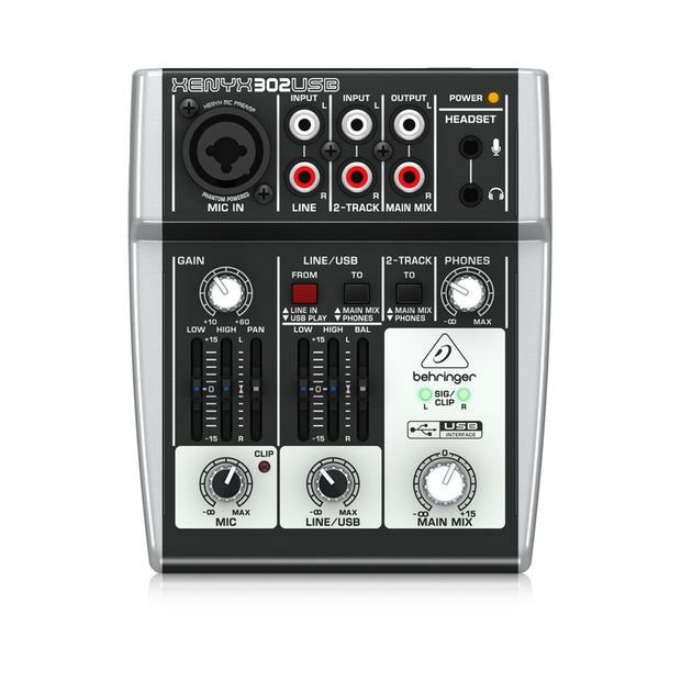Behringer Mixer Audio 5 CH 302USB